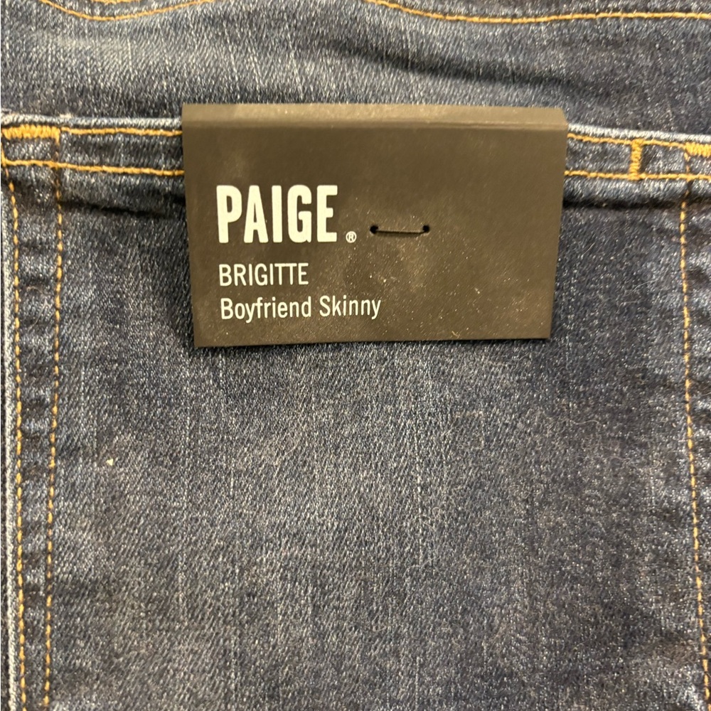 Paige Brigitte Boyfriend Skinny Jeans NWT